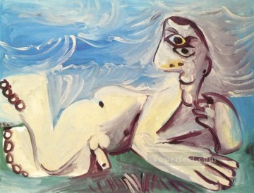 nude naked body Painting - Man Nude couch 1971 cubism Pablo Picasso